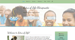 Desktop Screenshot of lotusoflifechiropractic.com